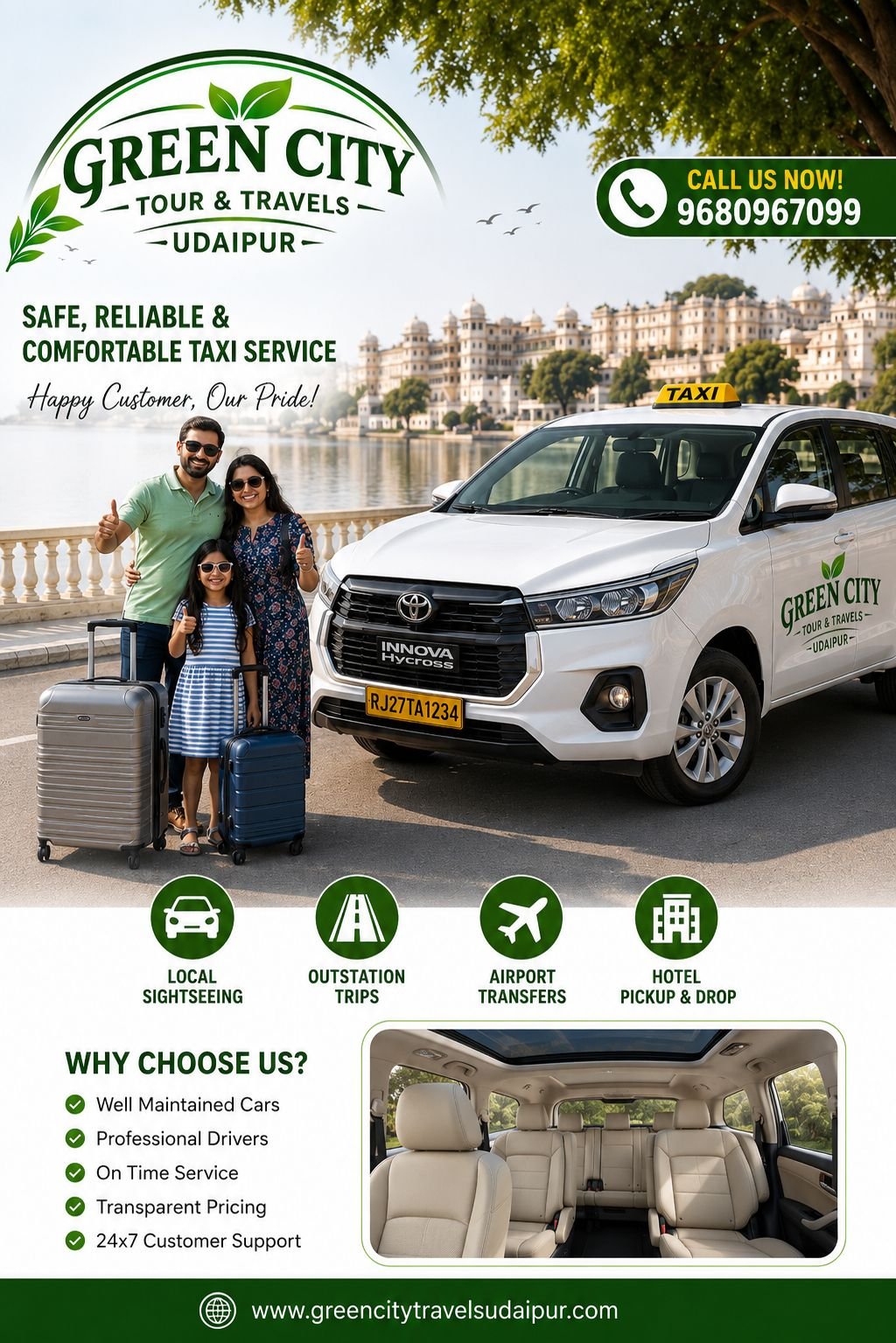 SUV / MUV taxi in Udaipur